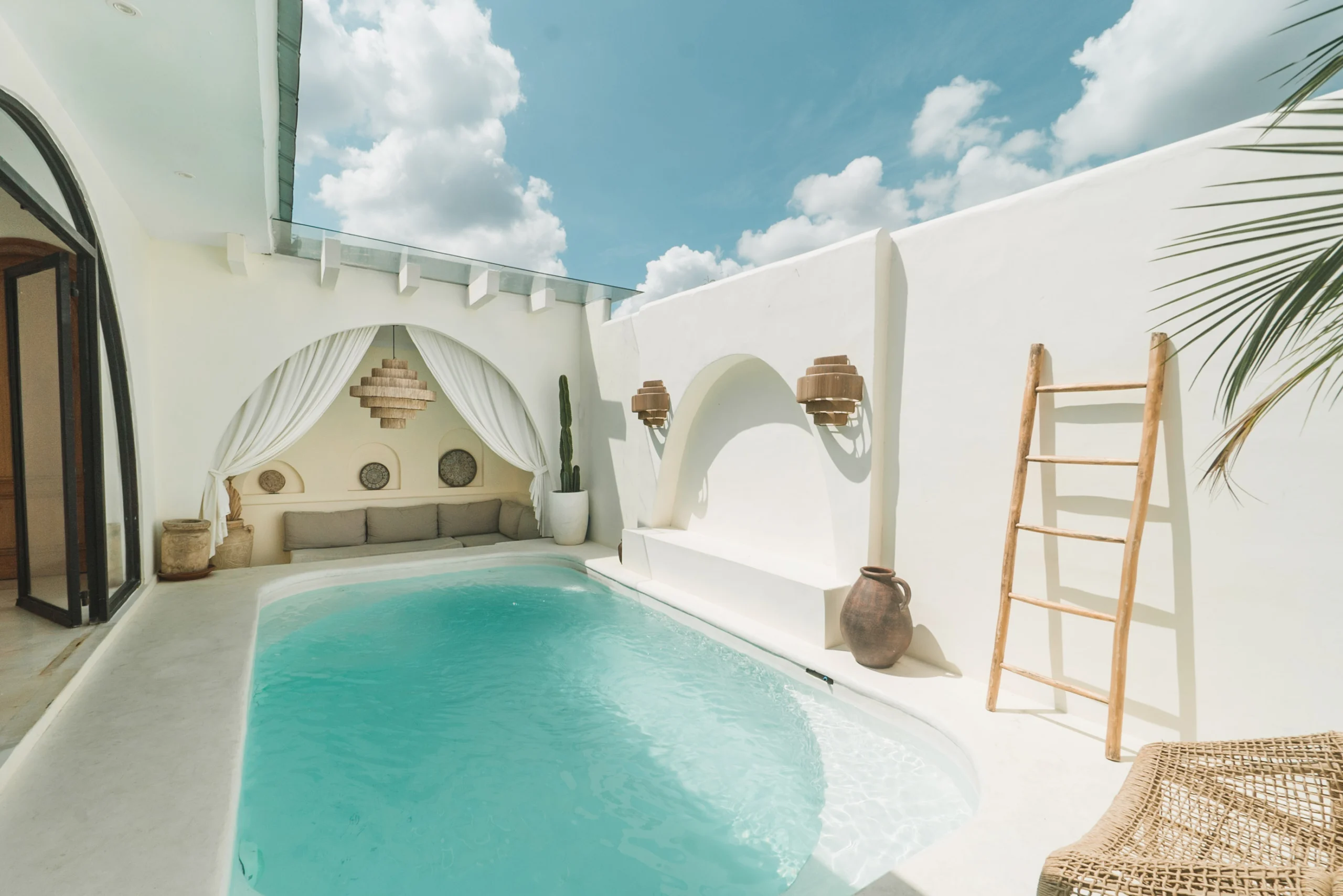 Private pool villa at Bohemian Jogja Villas, Sinduadi