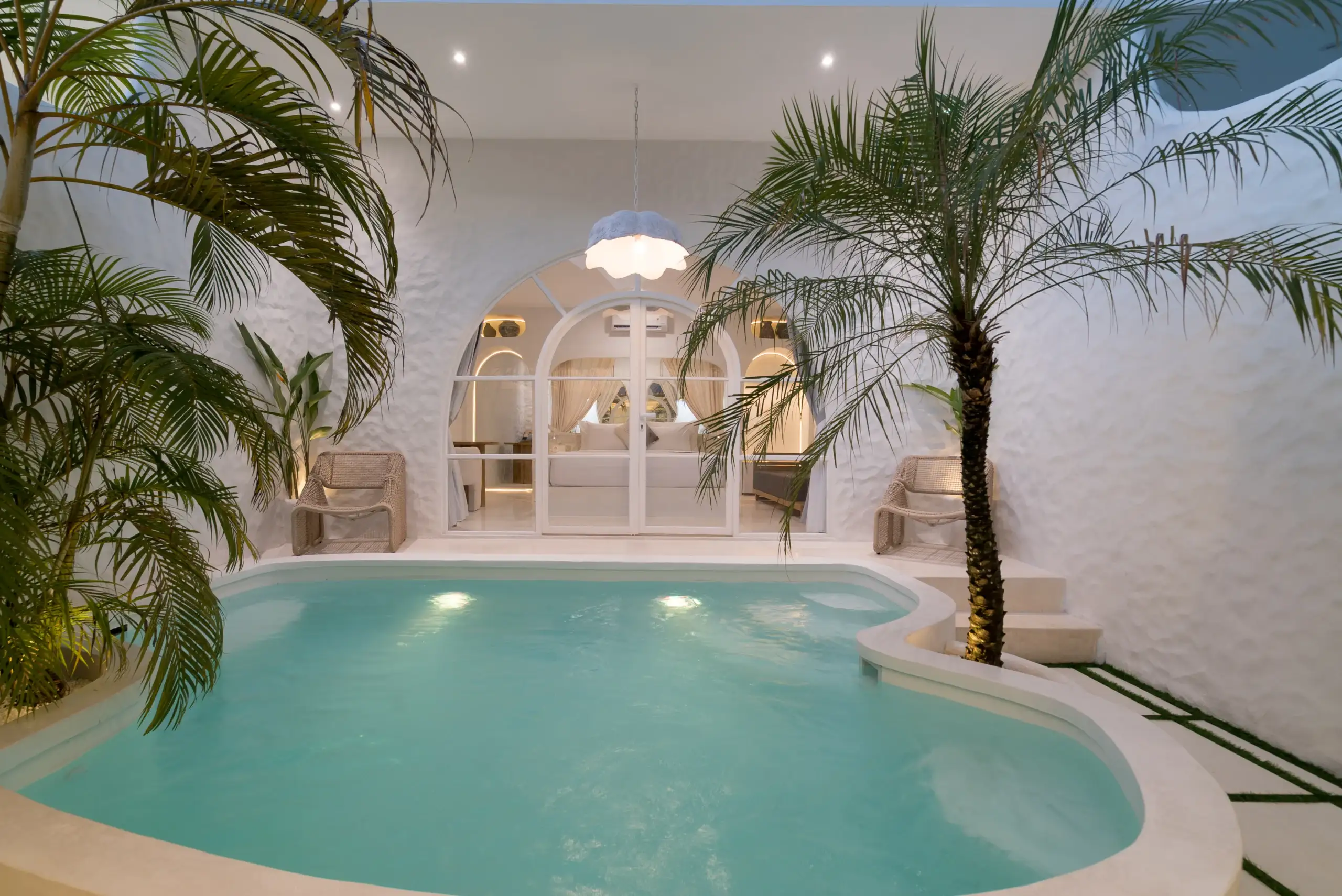 Private pool villa at Makyra Villas, Ngaglik